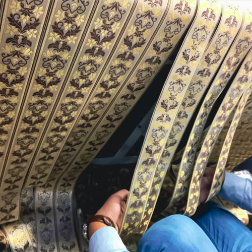 Polyester Fabric on Laser Cutting Machine